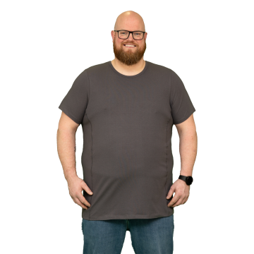 Alca Easy-Going 1-Pck Men T-Shirt O-Neck Dark Grey 6XL