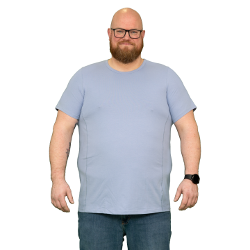 Alca Easy-Going 1-Pck Men T-Shirt O-Neck Sky Blue 3XL